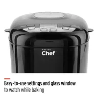 Black & Decker All-in-1 Automatic Bread Maker w/ 10 Digital Functions,  White, 3lb