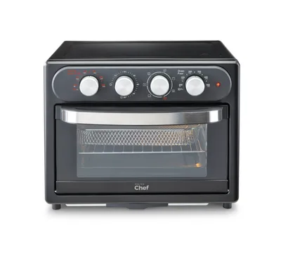 MASTER Chef AirFryer Toaster Oven w/ 5 Functions, Black