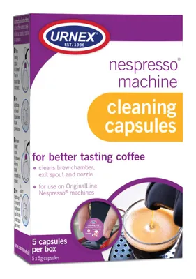 Urnex Nespresso Machine Cleaning Capsules, 5-pk