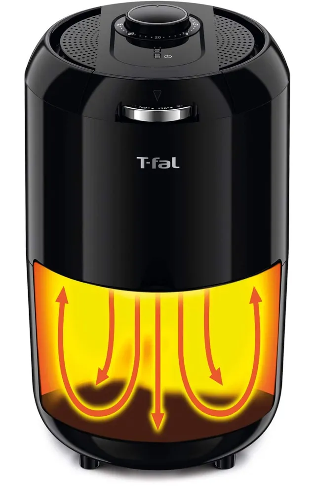 T-fal Easy Fry 8-in-1 XL Digital Air Fryer, Black, 4.2-L