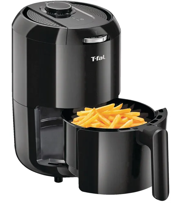 T-fal Easy Fry Compact Duo Air Fryer, Black, 1.6L