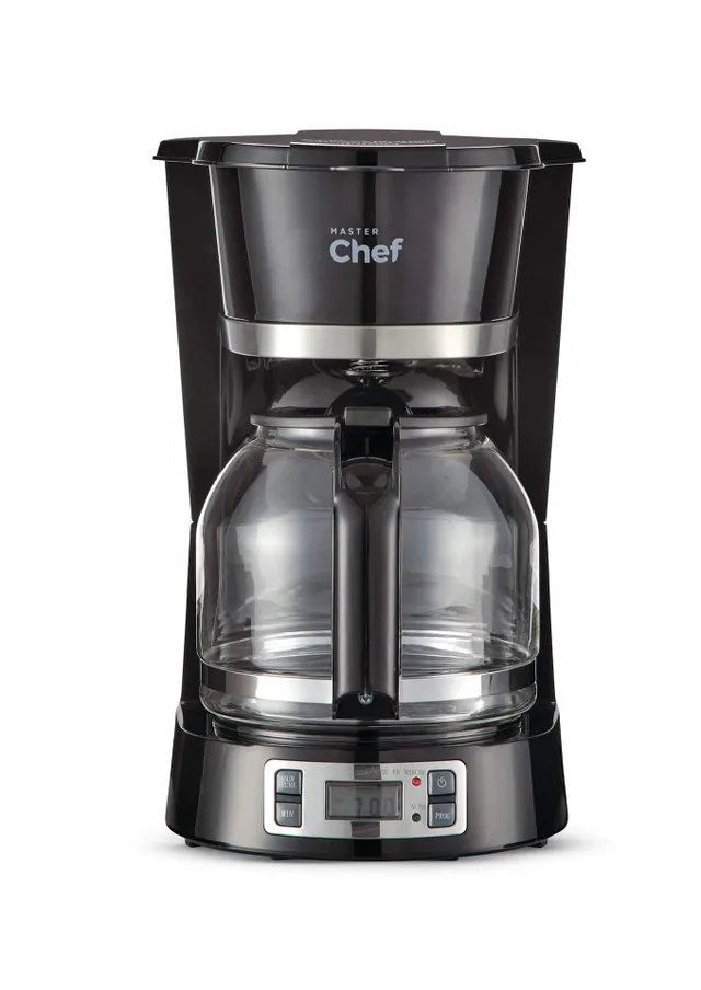 master chef stainless steel coffee maker 12 cup