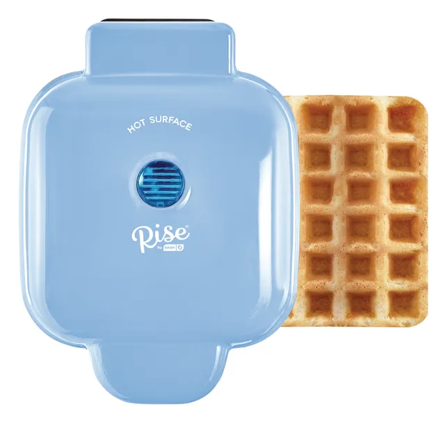 Rise by Dash Mini Waffle Maker, Red