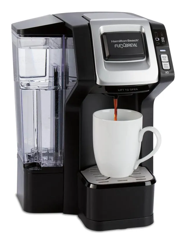Hamilton Beach® FlexBrew® Dual Coffee Maker with Milk Frother & Reviews