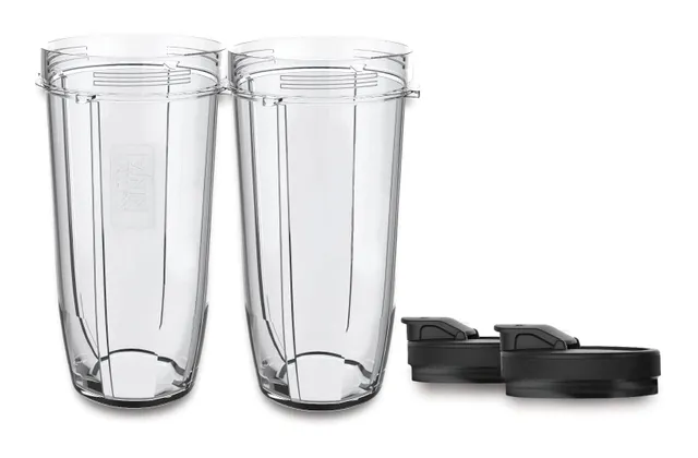 Ninja® Nutri Personal Blender w/ 2 Travel Jars, Silver, 591mL