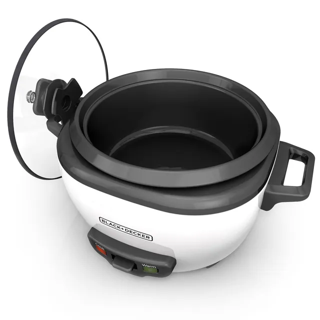 Black + Decker 28-Cup Rice Cooker with Steamer Basket