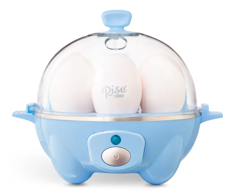 Dash Rise by Dash Mini Compact Egg Cooker, Blue