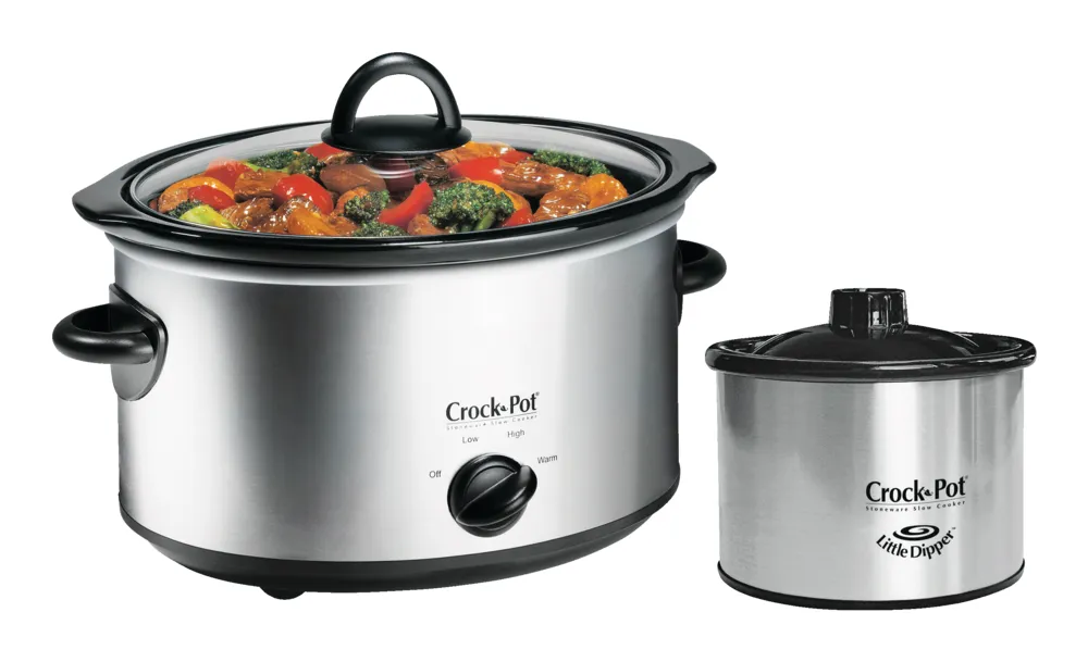 Crock-Pot® Manual Slow Cooker with Little Dipper Warmer, 5 qt - Foods Co.