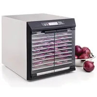 Excalibur EXC10EL 10-Tray Stainless Steel Food Dehydrator with Glass Doors