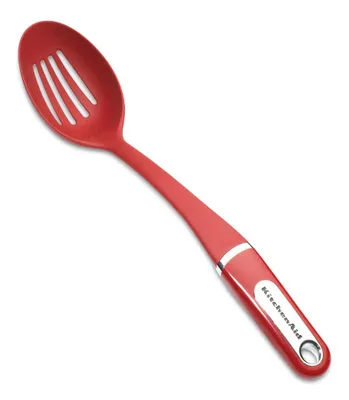 KitchenAid 11.5 In. Gourmet Red Silicone Tip Stainless Steel Tongs