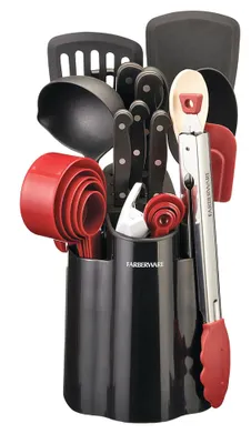 Farberware Knife Set with Kitchen Accessories, 28-pc