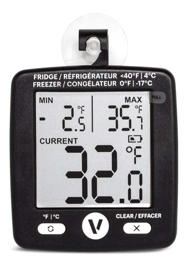 Vida by PADERNO Digital Fridge/Freezer Thermometer