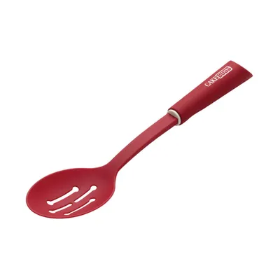 Nylon slotted spoon, 34 cm, Empire Red - KitchenAid brand