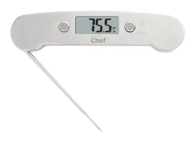 MASTER Chef Stainless Steel Folding Digital Thermometer