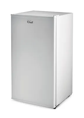 MASTER Chef Energy Star Compact Refrigerator with Internal Freezer & Reversible Door for Dorms/Bedroom, 3.3-cu.ft., White
