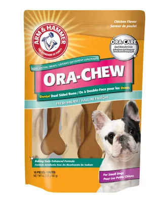 Arm & Hammer Ora-Play Dental Chicken Flavor Dog Bone Toy 