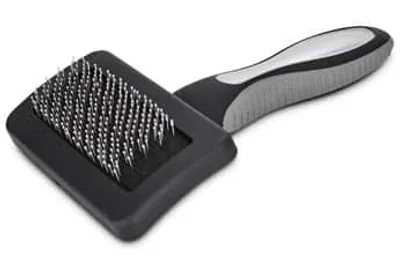 Well & Good Black Combo Pin & Bristle Dog Brush, Small