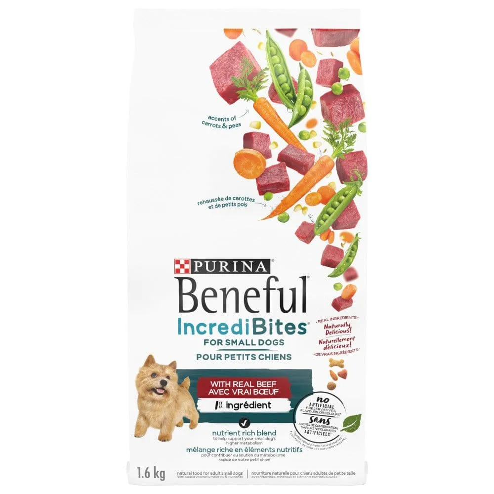 Purina Beneful Incredibites With Real Beef Small Dog Adult Dry Dog