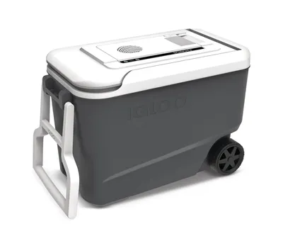 Igloo Wheeled Electric Cooler, with Handle, 33-L, Grey