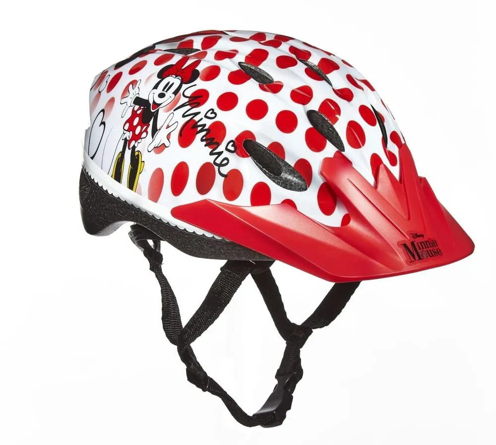 minnie mouse cycle helmet