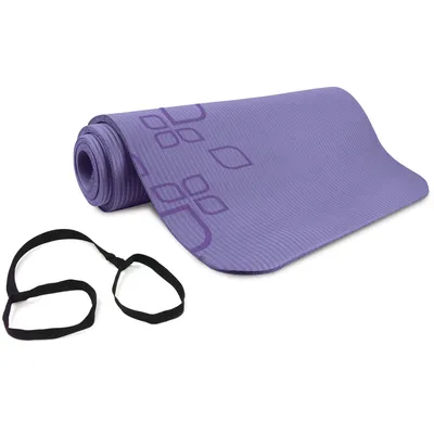 Shock Athletic Ribbed Foam Yoga Mat, 12-mm