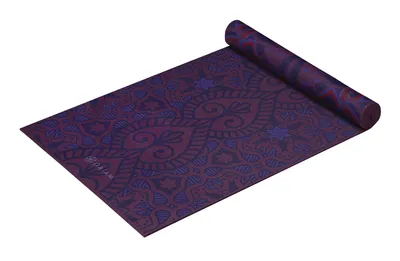 Gaiam Reversible Yoga Mat, Divinity, 6-mm