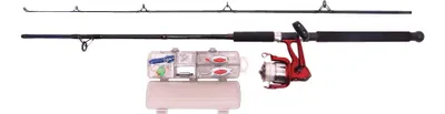 Red Wolf Fly Fishing Rod and Reel Combo, Pre-Spooled, Medium, Right Hand,  9-ft, 3-pc