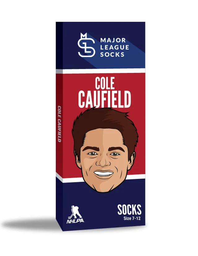 Major League Socks NHL Montreal Canadiens Cole Caufield Sockey