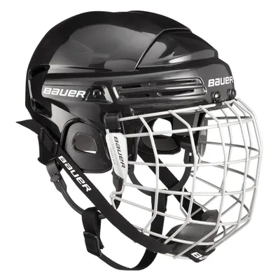 Bauer 2100 Junior Hockey Helmet & Cage Combo, Black