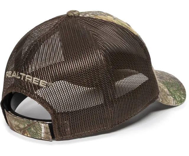 Outdoor Cap Realtree Casual Mesh Back Hat, Burnt Orange