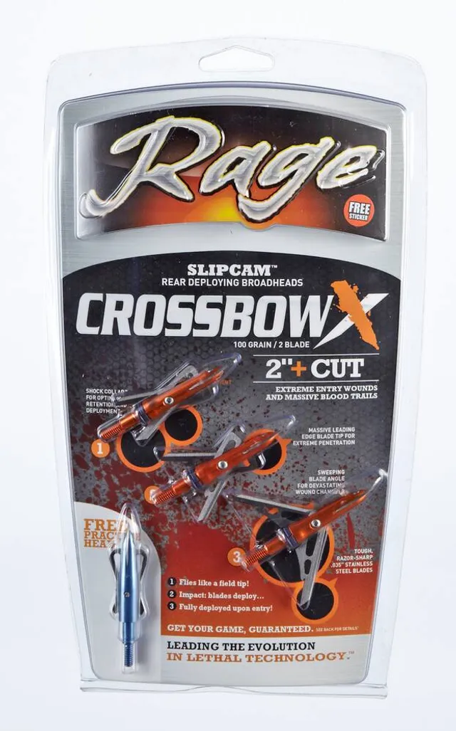 Ravin Hunting Crossbow Arrows w/ 100 Grain Field Tips/Broadheads