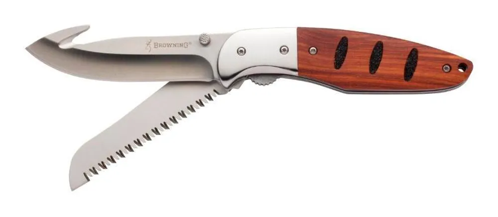 Huntshield Whitetail Hunter Gut Hook Hunting Knife w/ Sheath