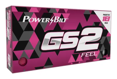 PowerBilt GS2 Feel Ladies Golf Balls, 18-pk, Pink