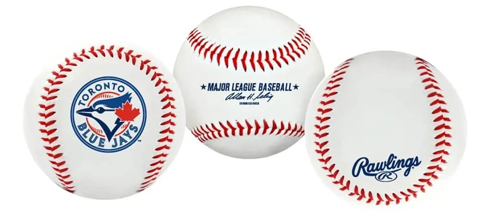 Rawlings MLB Toronto Blue Jays Team Logo Baseball, Official, White, Sports  & Outdoors -  Canada