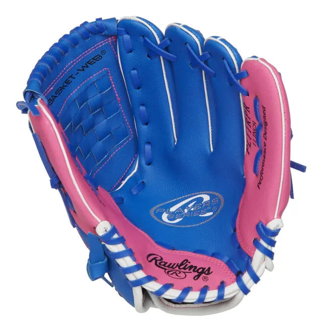 Rawlings Player Series Baseball Glove, Pink, Regular, 8.5-in