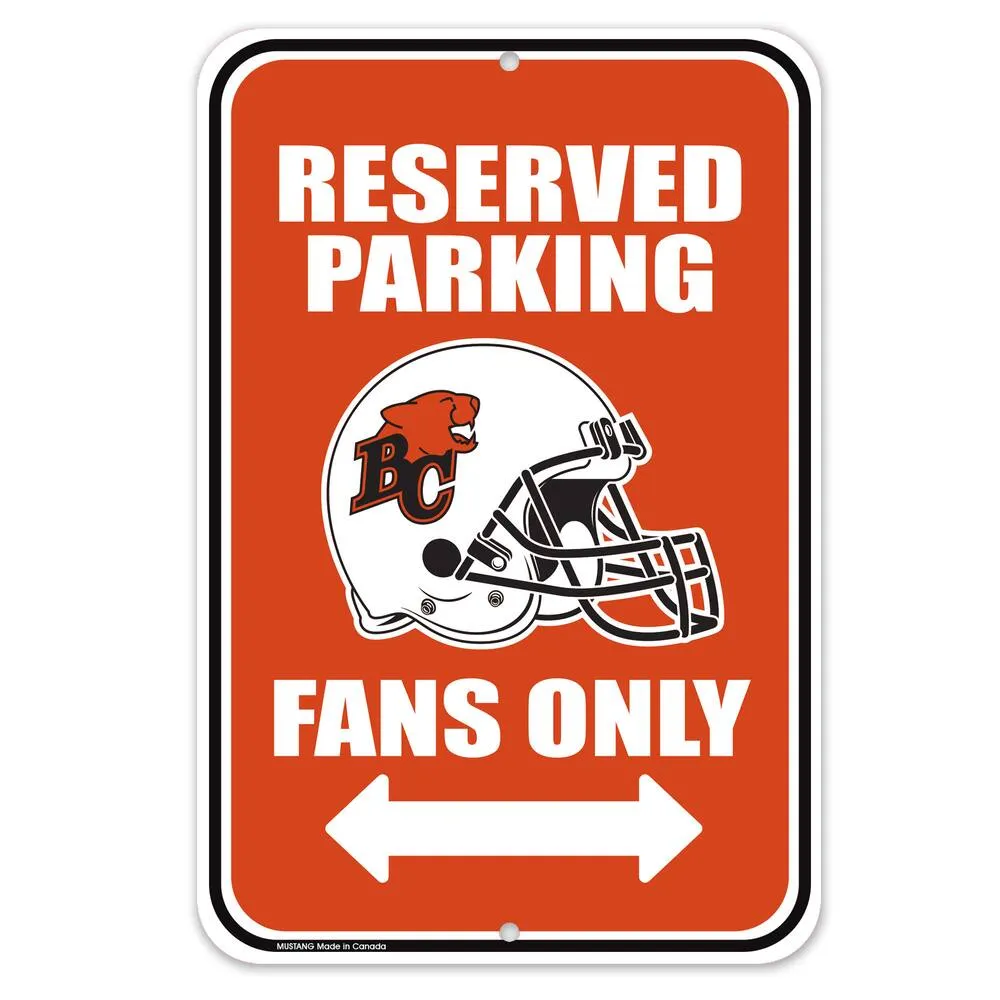 Cleveland Browns Reserved Parking Sign