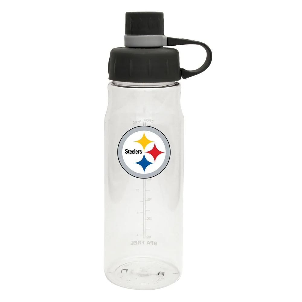 NFL Pittsburgh Steelers All Over 24 oz Water Bottle with lid