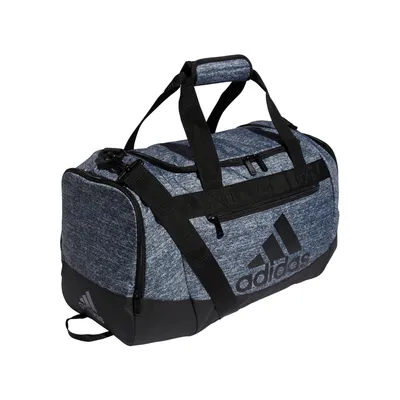 Adidas Defender Gym Sport Duffel Bag w/ Adjustable Shoulder Strap & Side Pockets, Grey