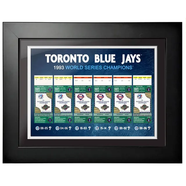 1993 Toronto Blue Jays World Series Champions Framed Front 