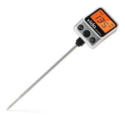 AccuTemp Wired Meat Thermometer with Stainless Steel Probe and  pre-Programmed doneness Settings