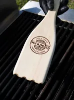 Master Chef Outdoor BBQ Hardwood Grill Scraper, Bristle Free, 19