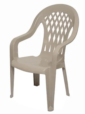 Cayman White Plastic Stack Chair