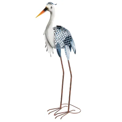 For Living Metal Heron Garden Stake, 29.13-in