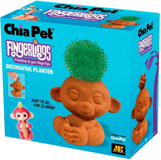 Chia Pet, Decorative Pottery Planter Bob Ross The Joy of Painting, Novelty  Gift