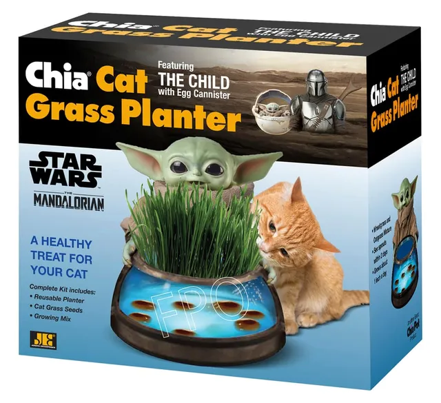Star Wars: The Mandalorian The Child Baby Yoda Chia Pet Decorative Planter