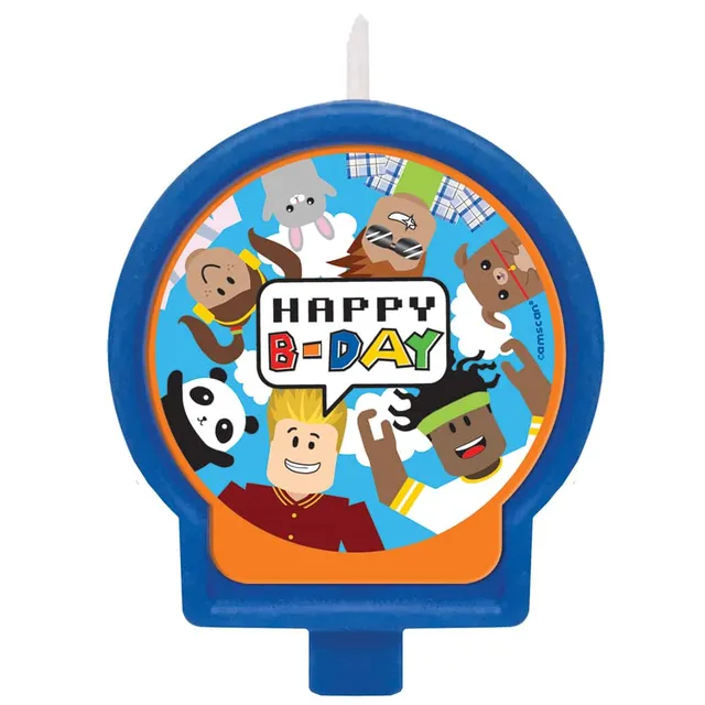 Bluey Birthday Candle, 2.4in x 2.6in