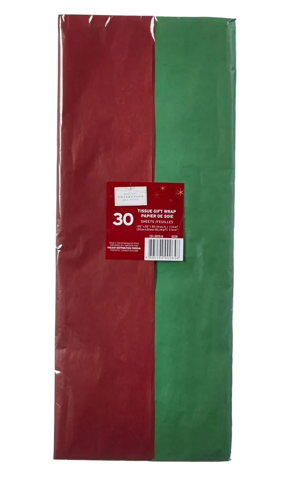 Red & Green Tissue Paper