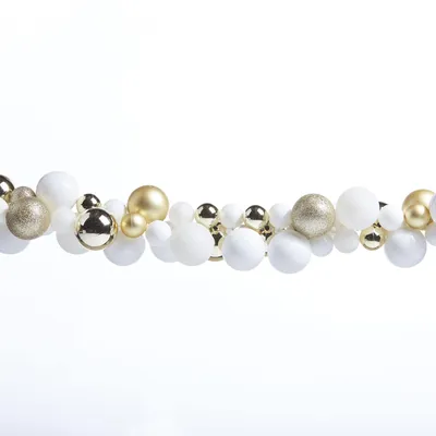 PEARL BALL GARLAND 6FT