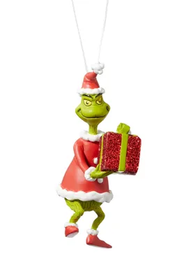 Hallmark Resin Decoration Grinch Christmas Ornament, 4-in