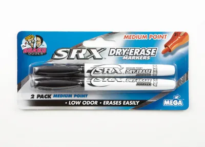 The Board Dudes Dry Erase Markers, 2-pk